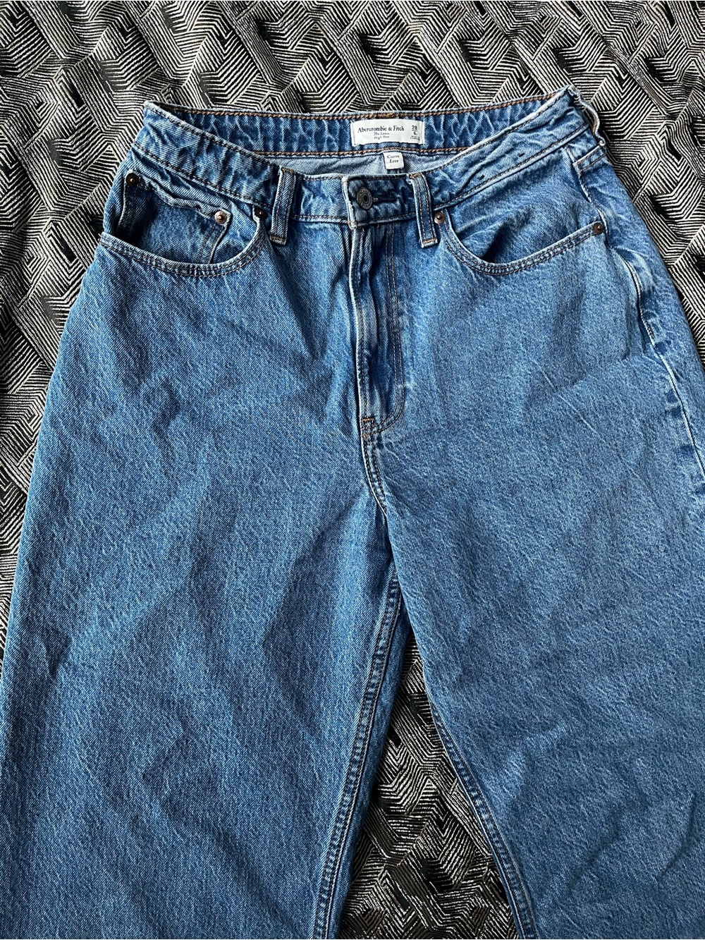 Abercrombie & Fitch Classic Light Blue High-Rise Jeans